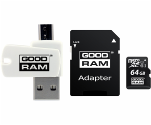 Karta GoodRam All in One MicroSDXC 64 GB Class 10 UHS-I/U...