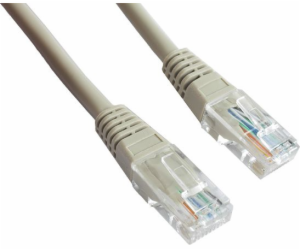 Gembird propojovací kabel RJ45, kat. 5e, UTP, 0,5m, šedý ...