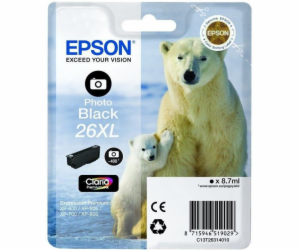 Inkoust Epson T263140, 26XL, foto černý (C13T26314022)