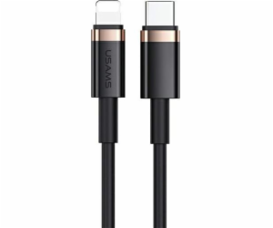 Usams USB-C – Lightning kabel 1,2 m černý (SJ484USB01)