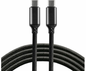 EverActive USB-C – USB-C USB kabel 1 m černý (CBB-1PD5)