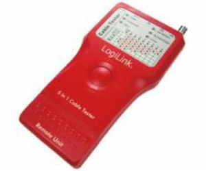 Tester kabeláže LogiLink RJ-11 / RJ-45 / BNC / USB / IEEE...