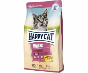 Happy Cat Minkas sterilizovaná drůbež 10 kg