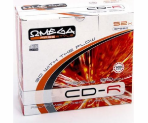 Omega CD-R 700 MB 52x 10 kusů (56104)