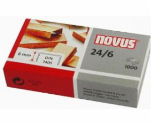 Svorky Novus 24/6, 1000 ks (040-0206 NO)