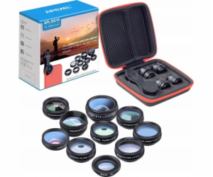 Apexel Set 10in1 Apexel Lenses Čočka pro telefon / Apl - ...