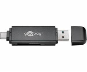 Čtečka Goobay USB 3.0 – USB-C 2v1 čtečka karet 58261