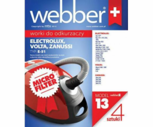 Sáček do vysavače Webber WEBBER MICRO ELECTROLUX E 51 02W...