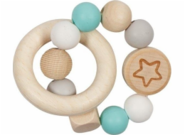 Goki Teether Rattle Star tyrkysová