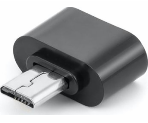 USB adaptér microUSB – USB černý (26856)