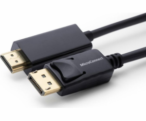 MicroConnect DisplayPort - HDMI AV adaptér černý (MC-DP-H...