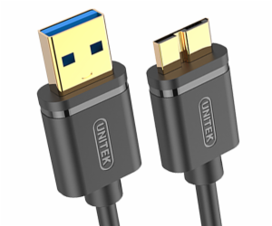 Unitek USB-A USB kabel – 2 m černý (Y-C463GBK)