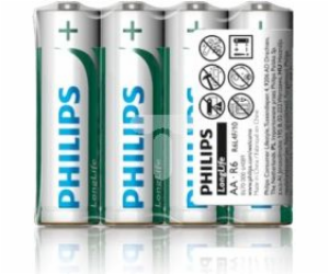 Baterie Philips LongLife AA / R6 4 ks.