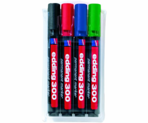 Edding Permanent Marker (300/MIX/4S ED)