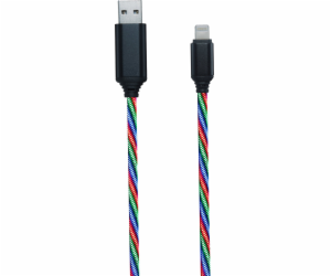 USB kabel 2GO 2GO USB Ladekabel Tricolor-m.LED-Beleuchtun...