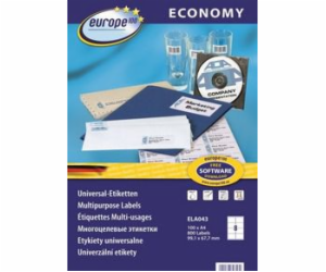 Avery Zweckform LABEL ZF ECONOMY 99,1X67,7MM 043 100ARK L...