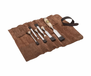 Kirschen Firmer Chisel Set 6pcs. Leather Bag 6-10-12-16-2...