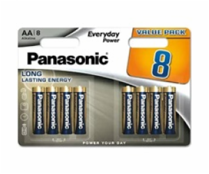 Panasonic Alkalická baterie LR6EPS/8BW Everyday Power (Bl...