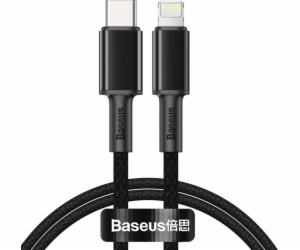 Baseus USB-C – Lightning USB kabel 1 m černý (CATLGD-01)