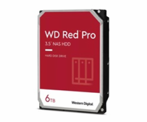 WD RED Pro NAS WD6005FFBX 6TB SATAIII/600, 512MB cache, CMR