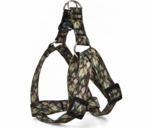 Vodotěsný postroj pro psy Barry King, PVC, Camo, 1,5x25-40cm