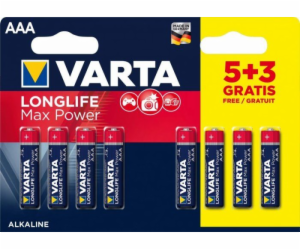 Baterie Varta 4703, AAA/R03 B8 5+3