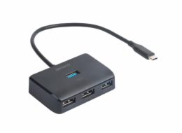 DELTACO USBC-HUB203, USB Type C Hub 4x USB A