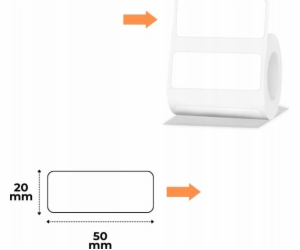 Termoštítky NIIMBOT R50*20-320 White