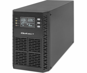 Záložní zdroj UPS Qoltec 52280 | 1kVA | 1000W | Účiník 1,...