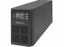 Záložní zdroj UPS Qoltec 52281 | 2kVA | 2000W | Účiník 1,0 | LCD | EPO | USB | On-line