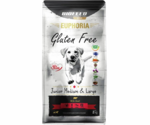 BIOFEED Euphoria Gluten Free Junior střední a velké hověz...