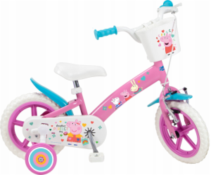 Dětské kolo 12" Peppa Pig pink 1195 Pink TOIMSA