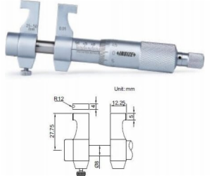 Velikost MIKROMETR 50-75 INT. DOKONČIT BYT - 3220-75