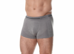 Brubeck BX10430 Pánské boxerky COMFORT WOOL tmavě šedé S