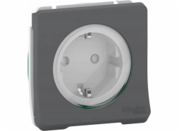 Schneider Electric Mureva Style Schuko zásuvkové šroubové svorky antracit IP55 MUR36135