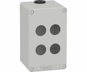 Schneider Harmony XAP Control box, prázdný, šedý, 4 otvor...