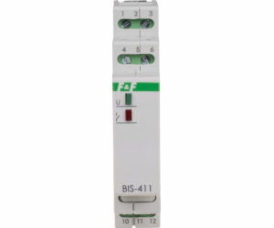 F&F BIS-411M-LED-24V 16A 1NO 9-30V AC/DC bistabilní relé ...