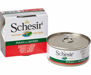 SCHESIR in jelly Chicken with beef - wet dog food - 150 g