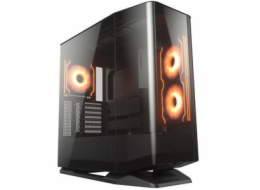 COUGAR PC skříň FV270 Black Mid tower tempered curved glass perimeter quick detachable air filters up to 9 fans