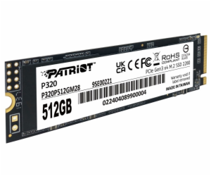 PATRIOT P320 512GB SSD / Interní / M.2 PCIe Gen3 x4 NVMe ...