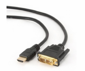 Kabel HDMI-DVI 3M (pozlacené konce)