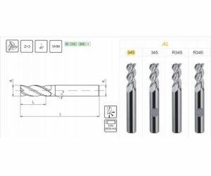 Fanar KARBIDOVÁ ŘEZAčka FI 12,0 32/ 83 Z3 HA12 VHM AL 345...