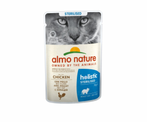 ALMO NATURE Holistic Sterilized with Chicken - mokré krmi...