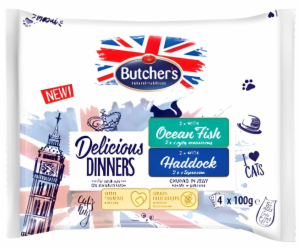 BUTCHER S Delicious Dinners Ocean Fish, Haddock - mokré k...