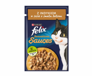 PURINA Felix Sensations Sauces Turkey - mokré krmivo pro ...