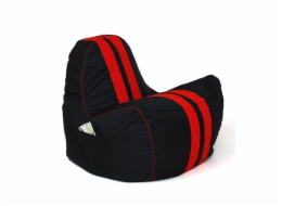 Sako taška pouffe Ferrari černo-červená XXL 140 x 100 cm