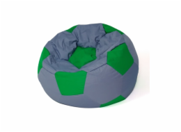 Sako taška pouffe Ball šedozelená XL 120 cm