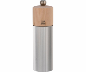 Peugeot Line wood/aluminium salt mill 18 cm natural