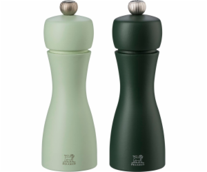 Peugeot Tahiti pepper/salt mill set 2 pieces 15 cm green