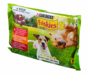 PURINA Friskies Adult - Maso - vlhké krmivo pro psy - 4 x...